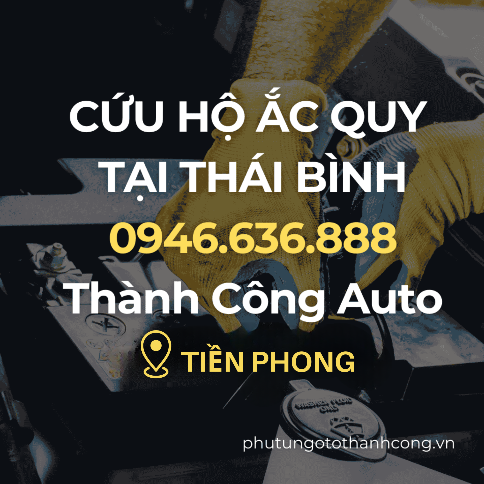 Ắc quy 100AH Ắc quy Kia BONGO III cứu hộ ắc quy Thái Bình